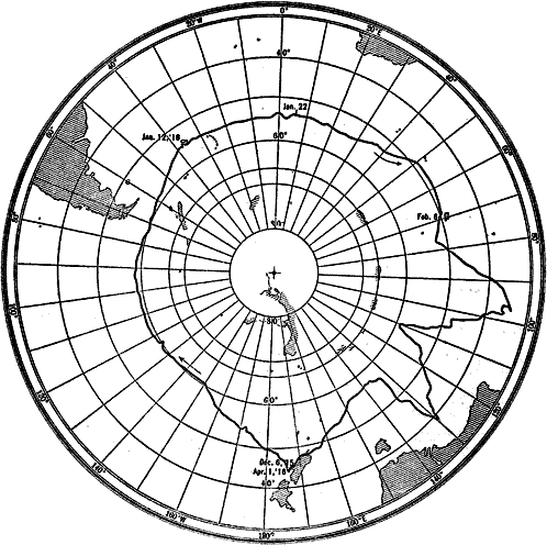 Antarctic map