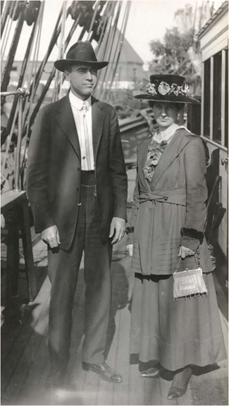J.P. Ault and Mrs. Ault