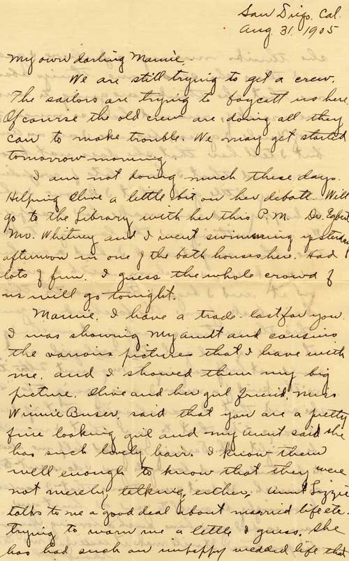 Ault's letter, 08/31/05, page 1