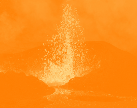 orange tile with lava