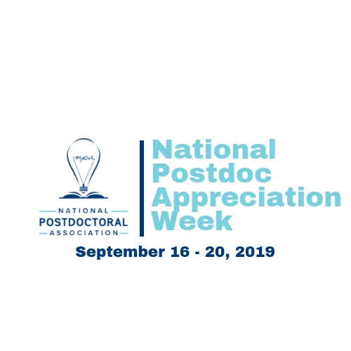 National Postdoc Appreciation Week logo