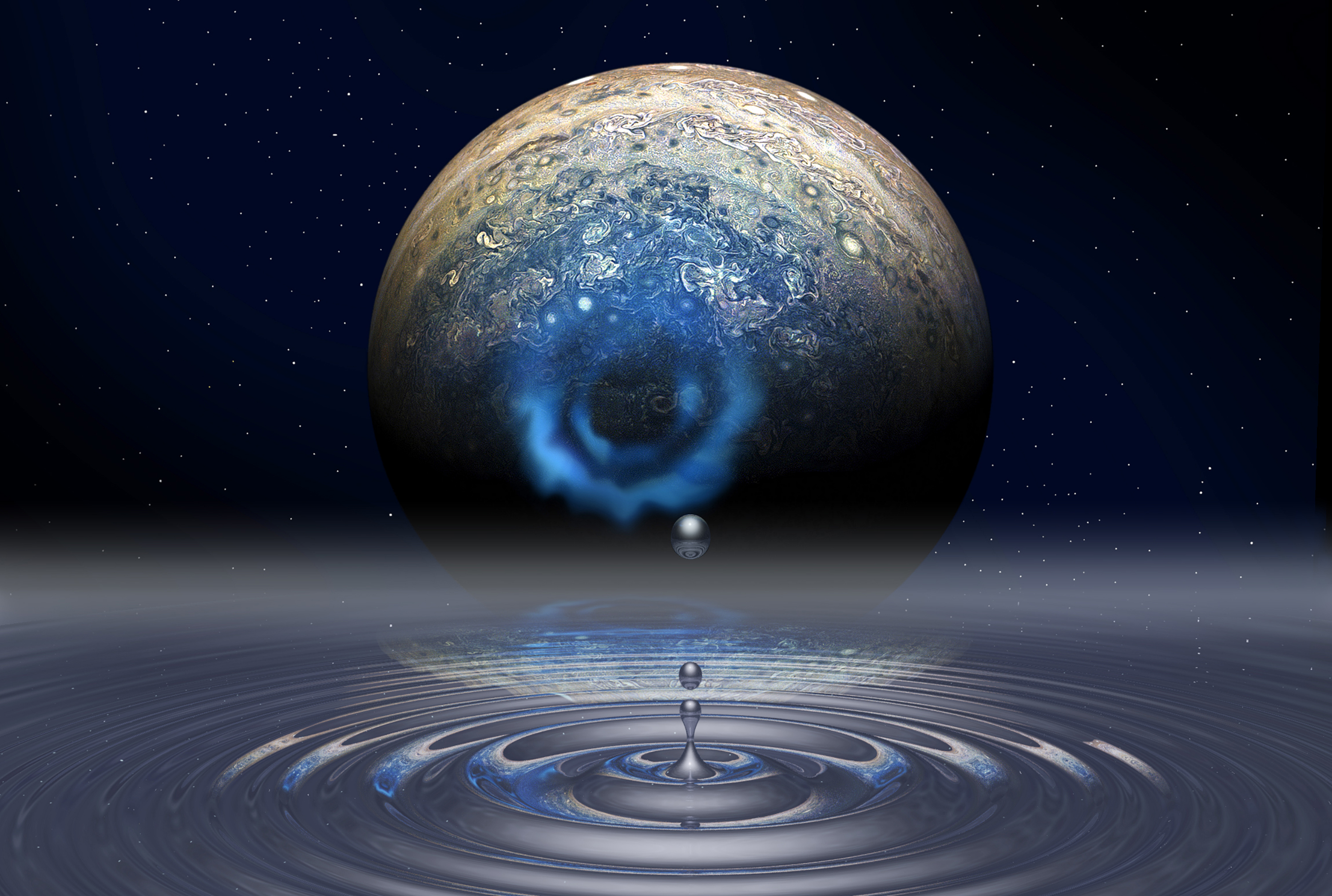 Unraveling the properties of fluid metallic hydrogen could help scientists unlock the mysteries of Jupiter’s formation and internal structure. Credit: Mark Meamber, LLNL.