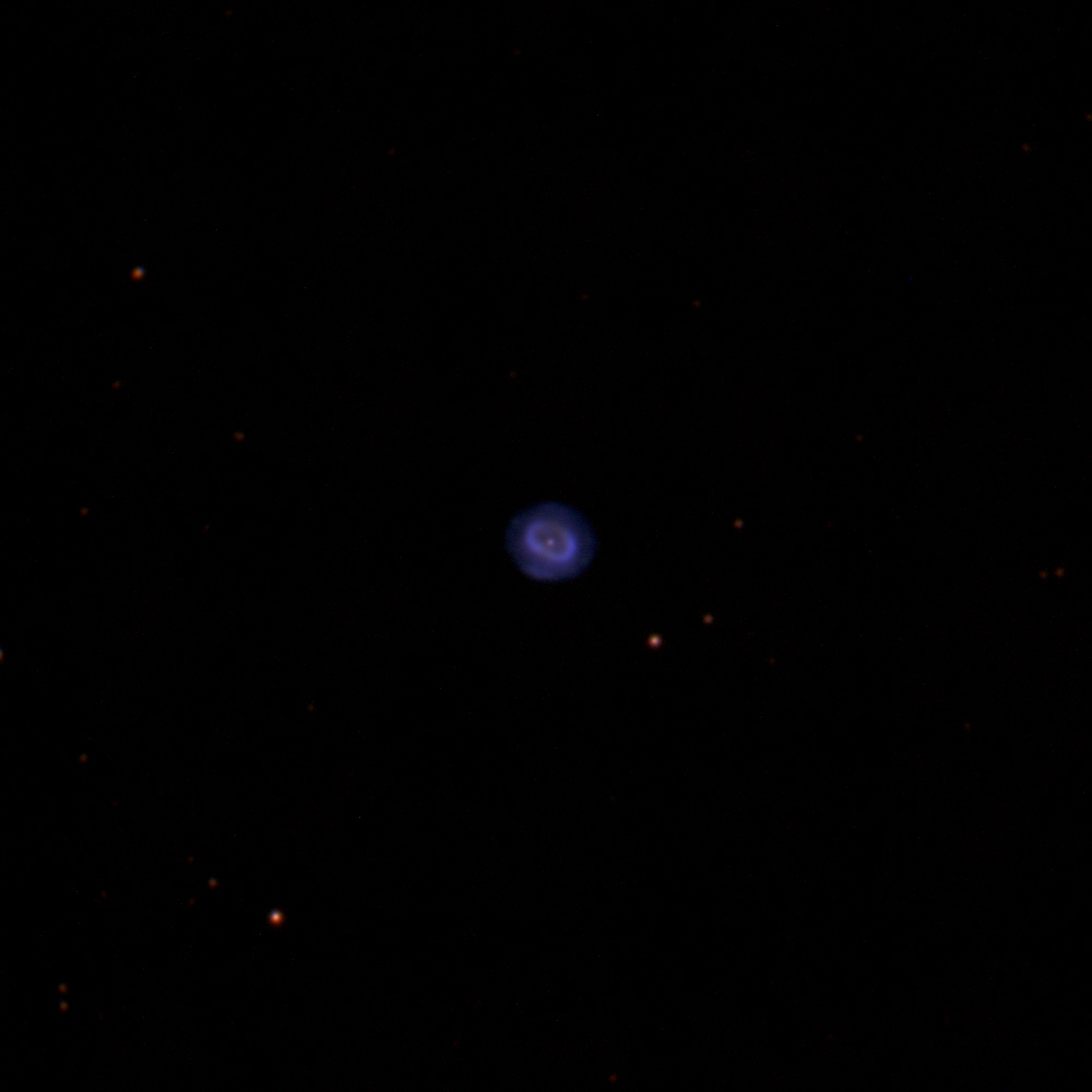  "Blue Snowball" planetary nebula, courtesy of Eric Hsiao.