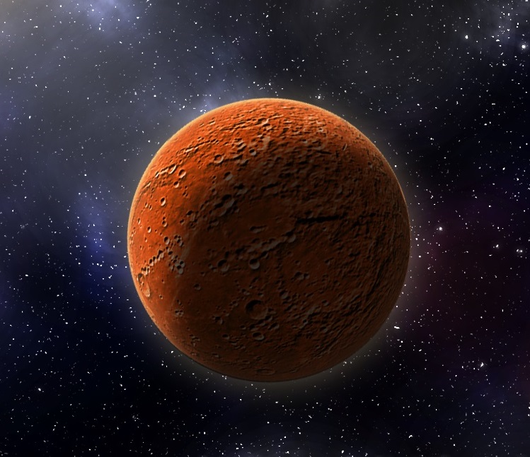 Artist's conception of HD 21749c, the first Earth-sized planet found by NASA's Transiting Exoplanets Survey Satellite (TESS) by Robin Dienel courtesy of Carnegie Institution for Science