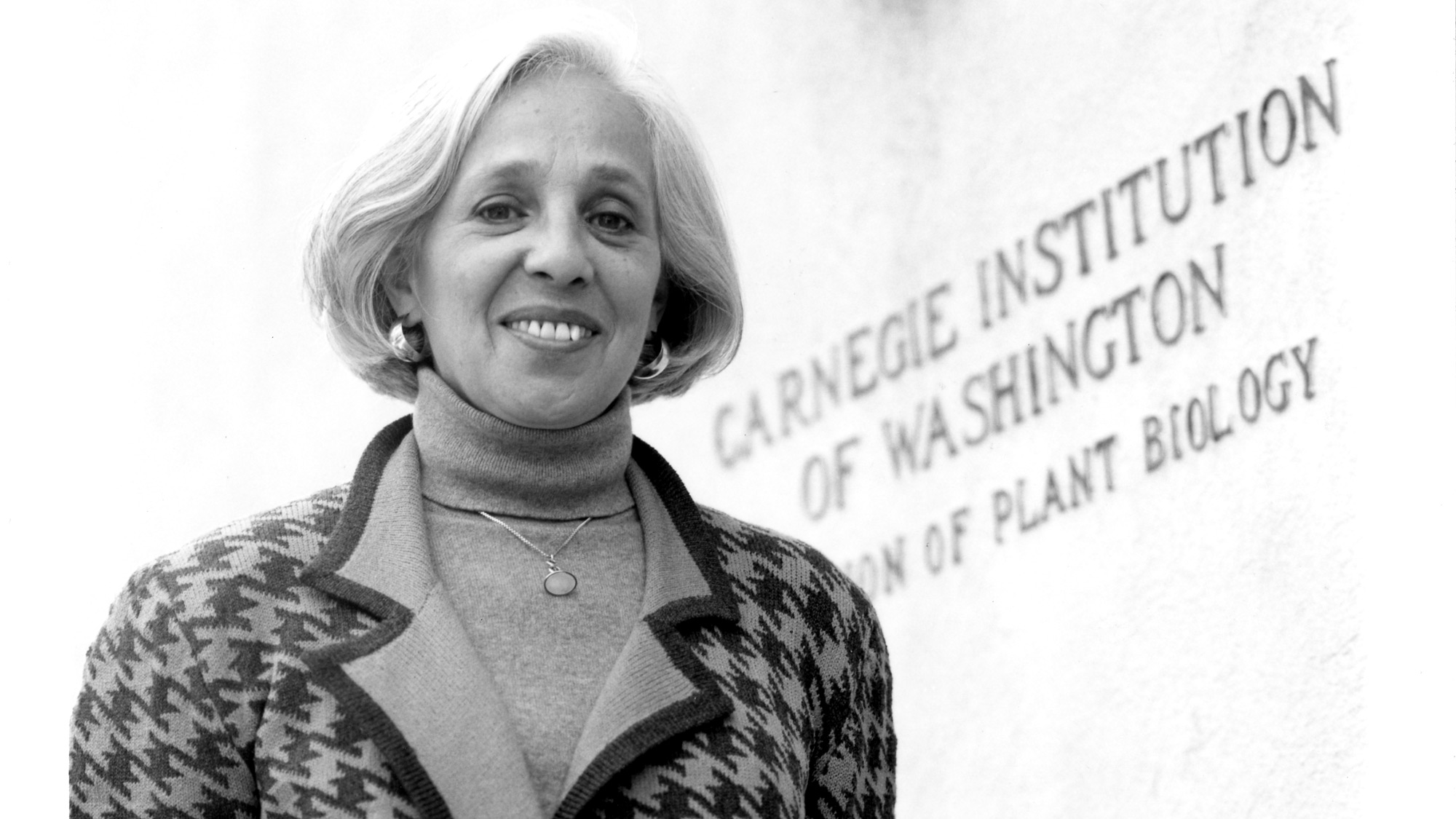 Maxine Singer at Carnegie Science's Department of Plant Biology