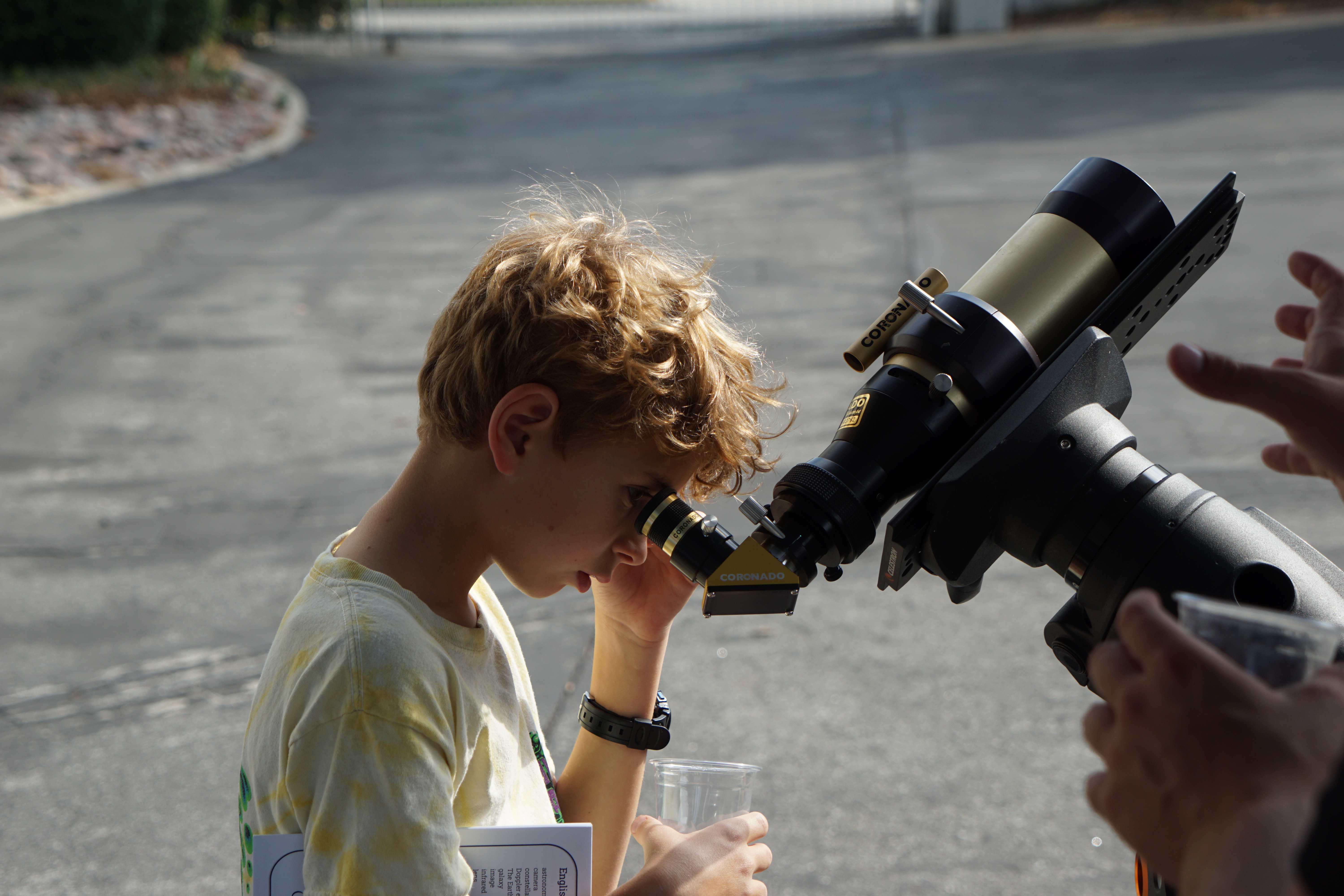 Solar astronomy at the Carnegie Science Observatories annual Open House