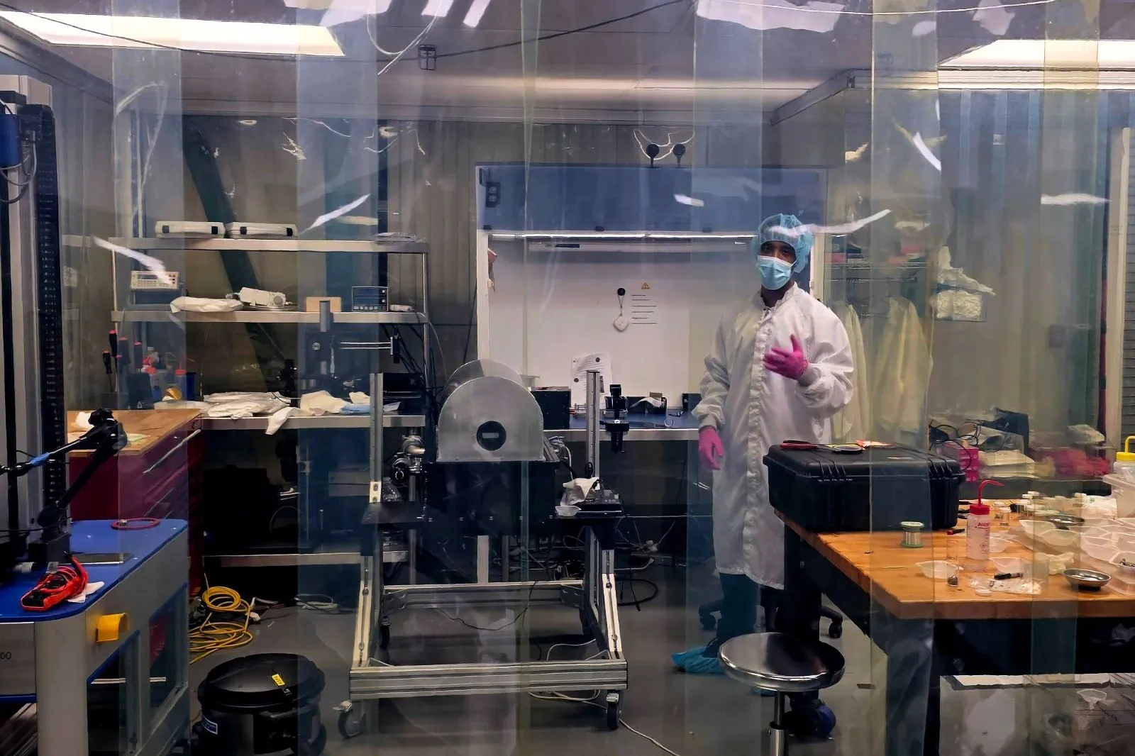 Henrietta in the clean room