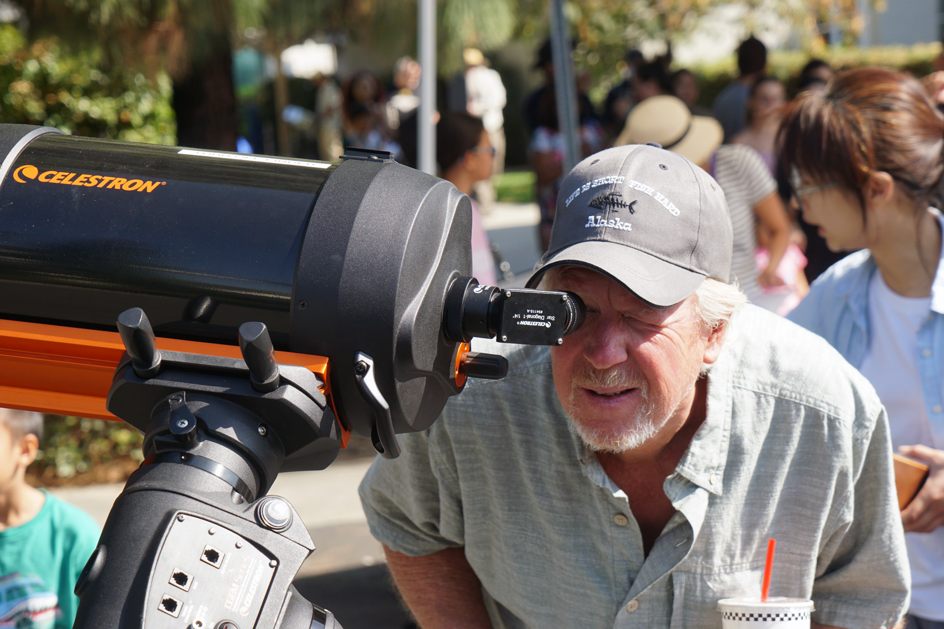 Open house solar telescope