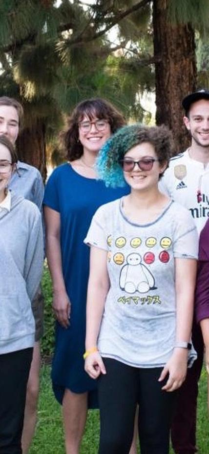 2019 CASSI students in the Carnegie Observatories back garden