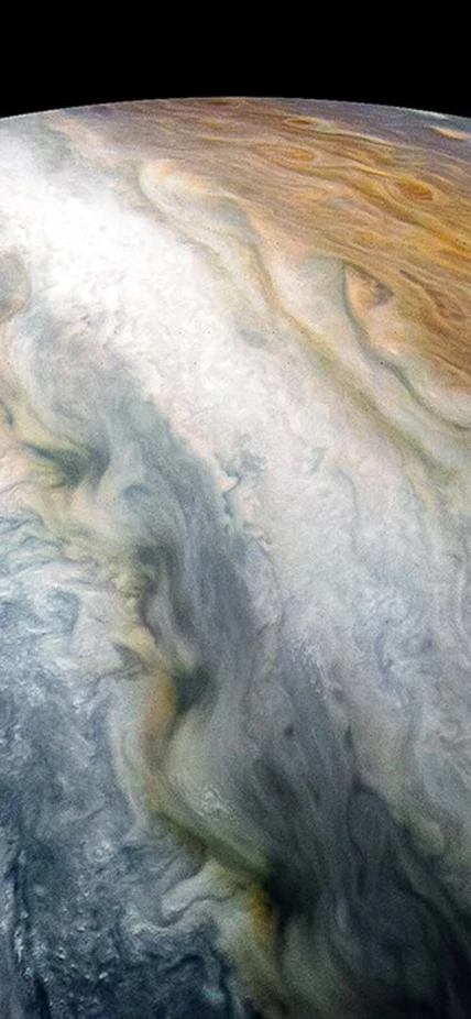 An image of Jupiter from NASA’s JUNO spacecraft. NASA/JPL-Caltech/SwRI/MSSS/Kevin M. Gill