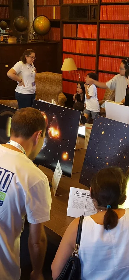Open House attendees learn about the history of astronomy in the Observatories' library