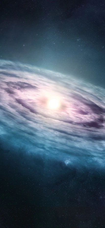 Artist’s illustration of a planetary disk, a region of dust and gas where planets form. The zoom-in insert displays carbon monoxide molecules in the ice phase. Credit Required: M.Weiss/Center for Astrophysics | Harvard & Smithsonian