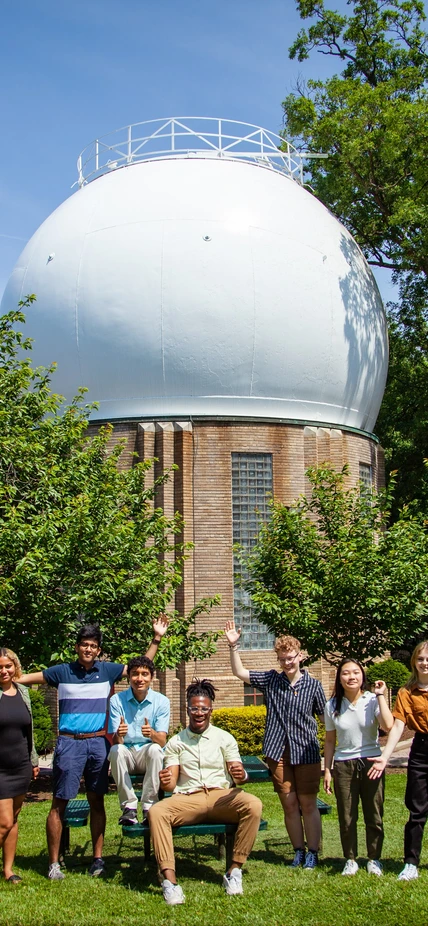 2022 interns on campus