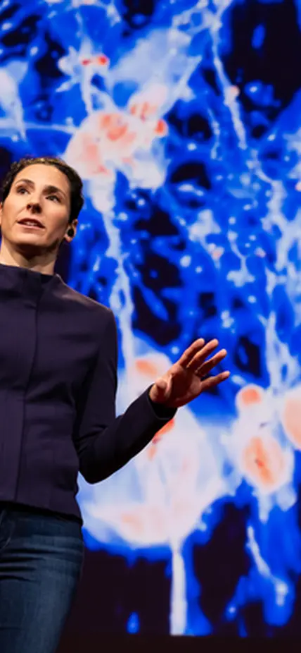  Juna Kollmeier speaks at TED2019: Bigger Than Us. April 15 - 19, 2019, Vancouver, BC, Canada. Photo: Bret Hartman/TED.