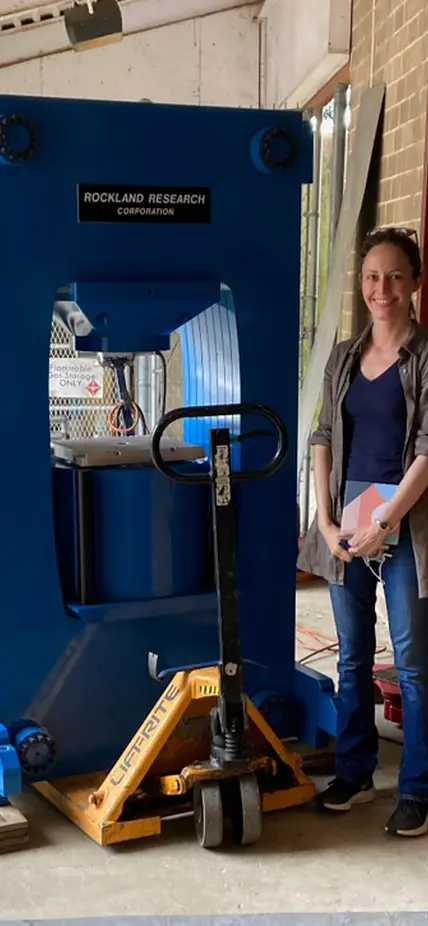 Anne Pommier with Press