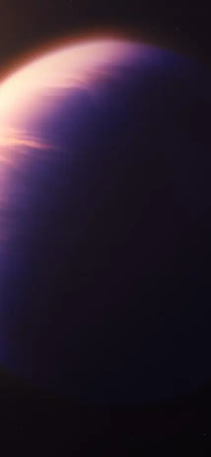 Artist illustration of WASP-39b, courtesy of NASA, ESA, and J.Olmsted