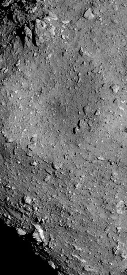 Asteroid Ryugu captured with Hayabusa2’s Optical Navigation Camera - Telescopic (ONC-T) on July 20, 2018 at around 16:00 JST. Image credit: JAXA, University of Tokyo, Kochi University, Rikkyo University, Nagoya University, Chiba Institute of Technology, Meiji University, University of Aizu, AIST.