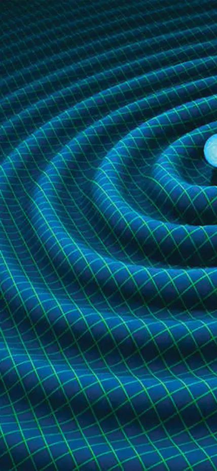 Gravitational waves illustration