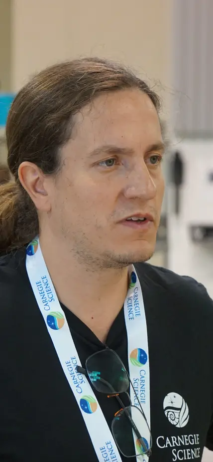 Henrique Marquez Reggiani at the Carnegie Observatories Open House