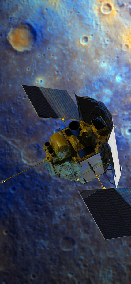 MESSENGER flies by Mercury