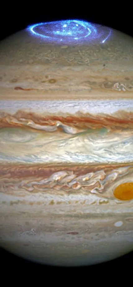 Aurora on Jupiter as seen by the Hubble Space Telescope. Credits: NASA, ESA, and J. Nichols (University of Leicester)