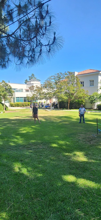 Games at the spring picnic