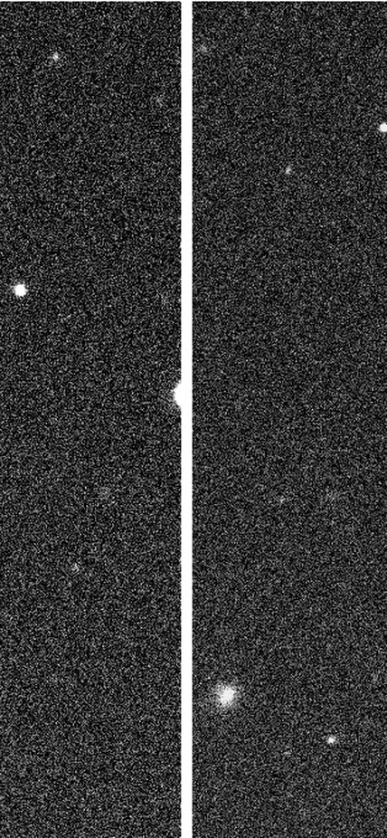 Images from the night of 2025 SC79’s discovery showing its motion relative to background stars. Photographs courtesy of Scott S. Sheppard.