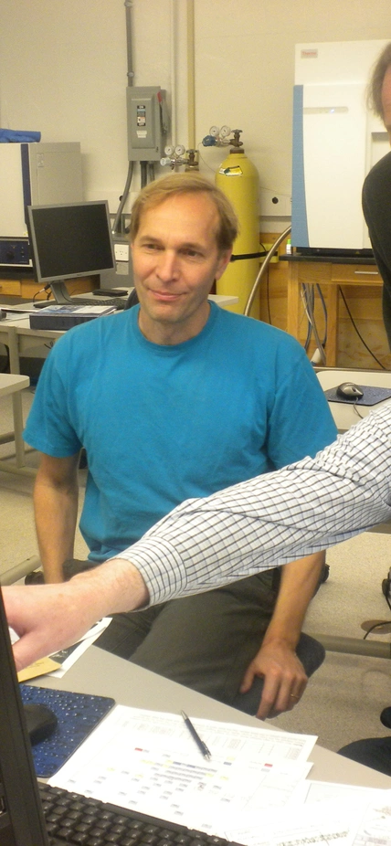 Tim Mock at Mass Spec with Alan Boss and Conel Alexander