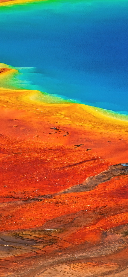 Colorful hot spring in Yellowstone National Park. Shutterstock