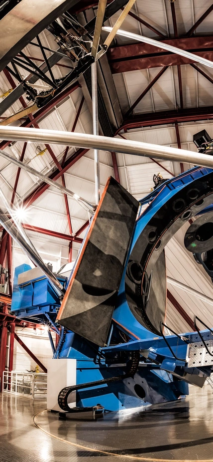 One of the twin 6.5-meter Magellan telescopes at Carnegie Science's Las Campanas Observatory in Chile. Credit: Giant Magellan Telescope Organization