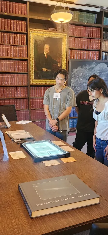 Gwen Rudie speaks to CASSI interns in the Hale Library
