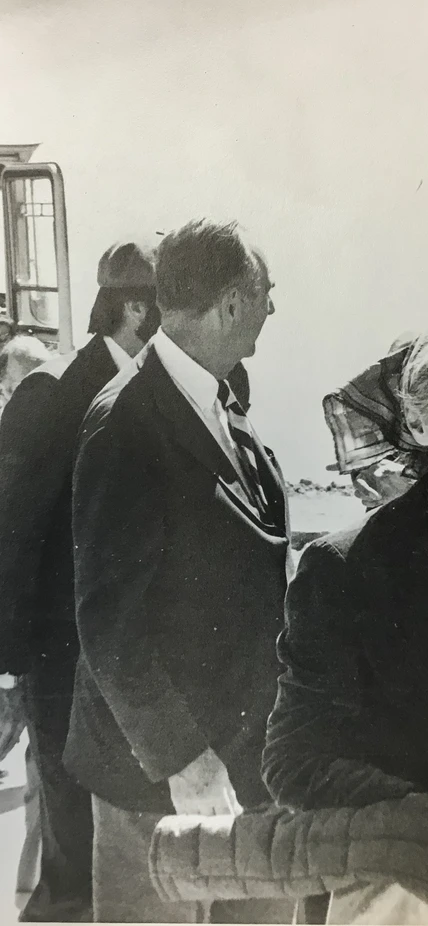 Henrietta Swope arriving at Las Campanas Observatory