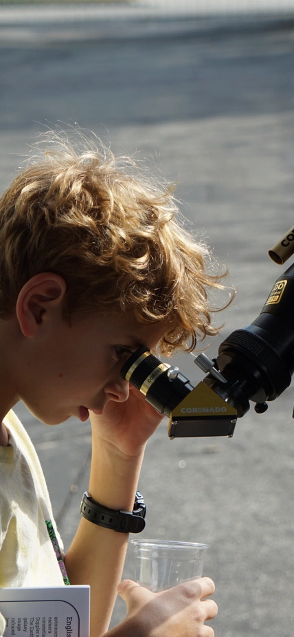 Solar astronomy at the Carnegie Science Observatories annual Open House