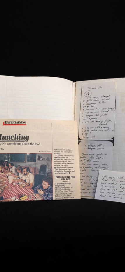 Lunch Club Notebook and GEolunching ARticle