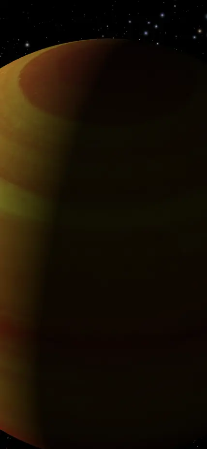 An artistic rendering of TOI-5205 b courtesy of NASA