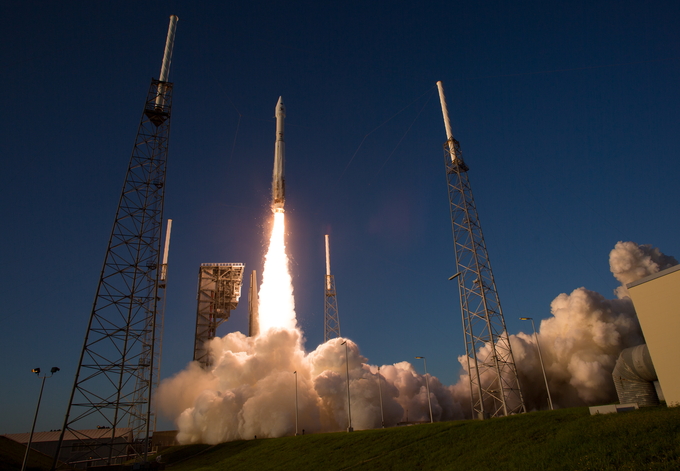 Rocket Launch — Photo Credit: (NASA/Joel Kowsky)