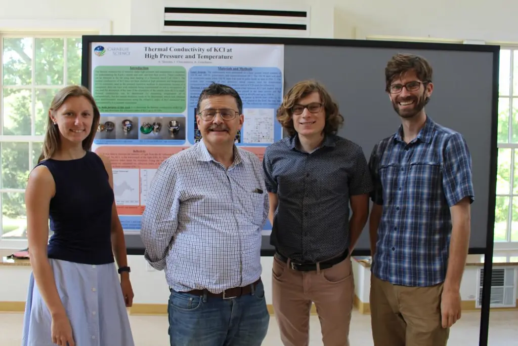 Alexander Skender with Drs. Alex Goncharov and Irina Chuvashova. 