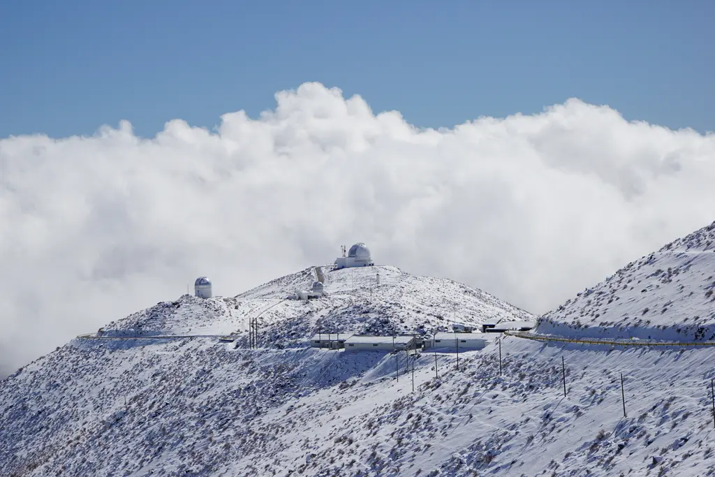Las Campanas in the snow