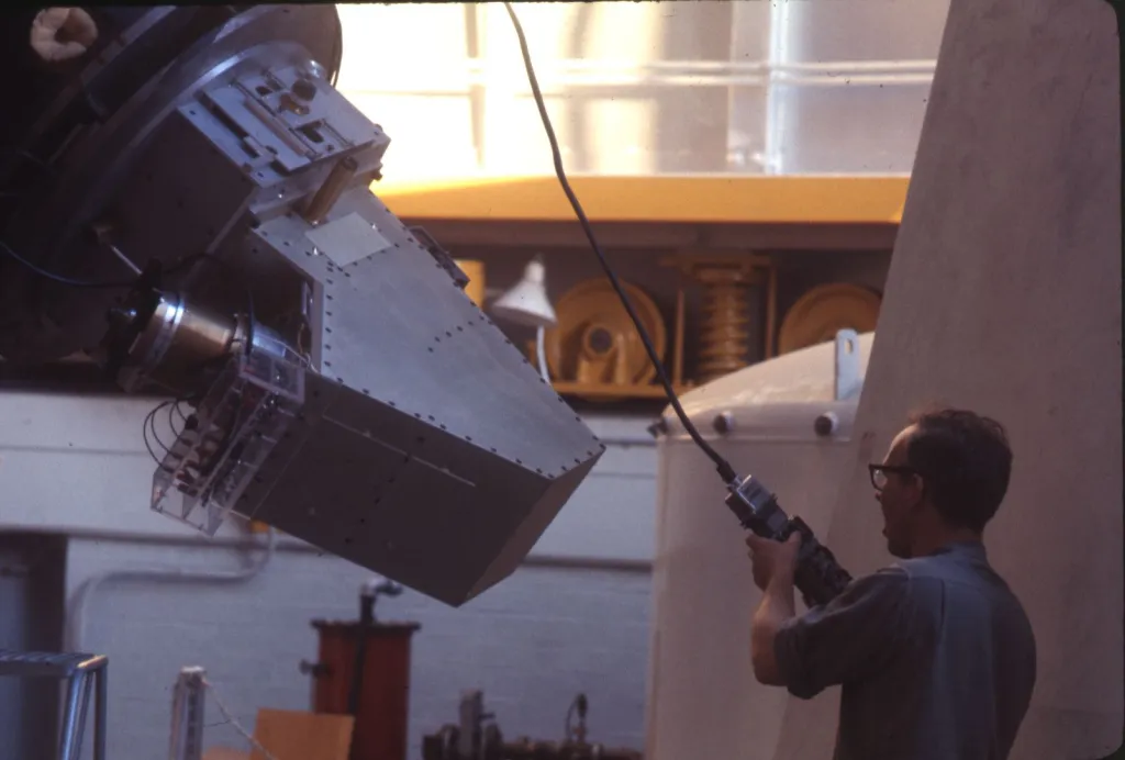 Kent Ford and his spectrometer at Kitts Peak