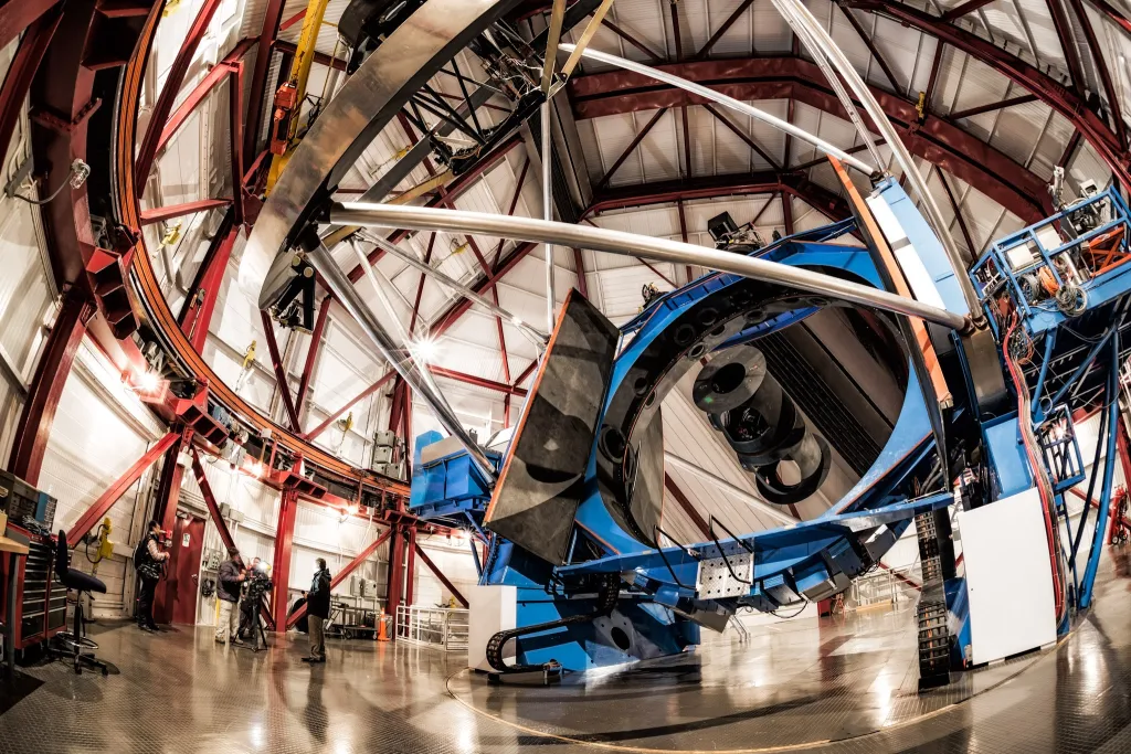 The Magellan Baade telescope at Carnegie Science's Las Campanas Observatory. Courtesy Giant Magellan Telescope Organization. 