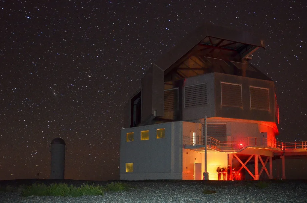 The Magellan Clay Telescope at Carnegie's Las Campanas Observatory. Courtesy Juan Pablo Valenzuela