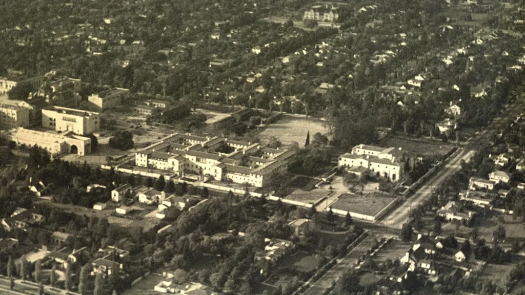 Aerial view of the Caltech campus, 1932. Credit: Caltech Archives 