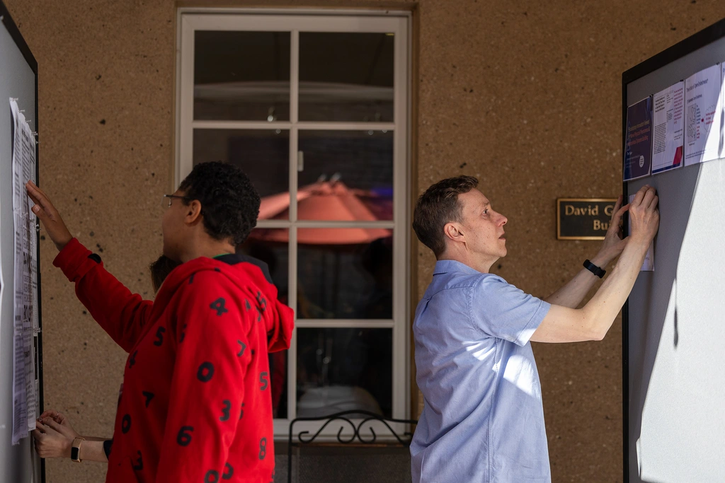 WISE poster session participants