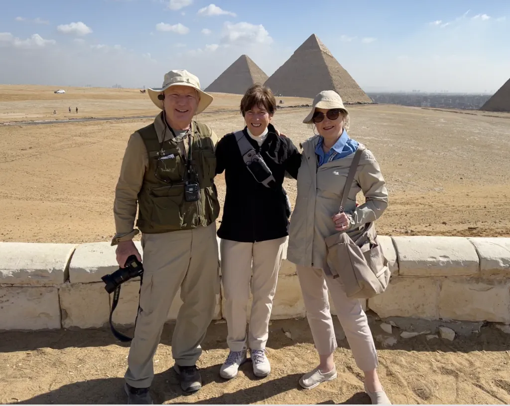 Nina Fedoroff travelling with friends 