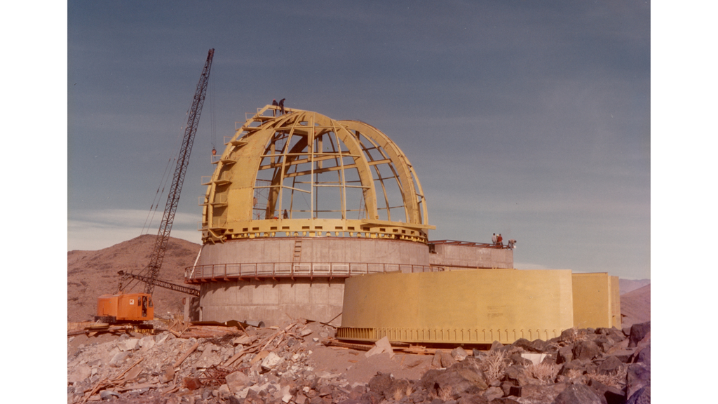 du Pont telescope construction