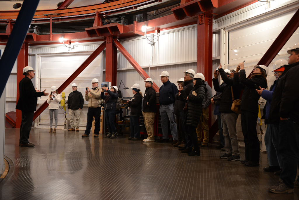 Carnegie Champions tour the Twin Magellan Telescopes at the Las Campanas Observatory.