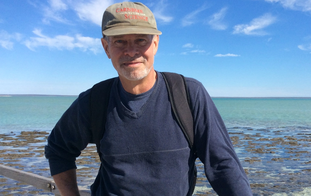 Bob Hazen in Australia on a fieldwork trip in 2014.