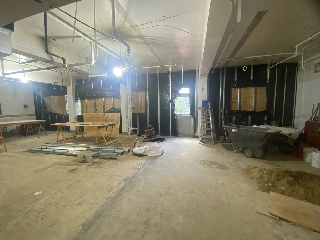 A complete renovation of the space was undertaken in order to bring fresh instrumentation capabilities for the geochemistry team at Carnegie's Earth and Planets laboratory. Credit: Lori Willhite/Carnegie Science