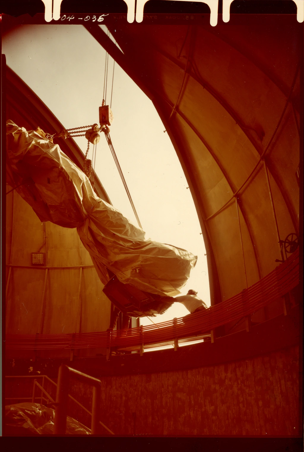 Interior view of Swope contstruction