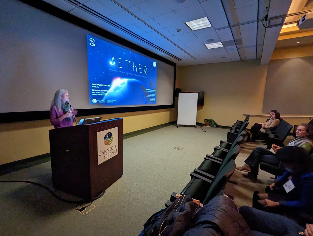 Anat Shahar opens the AEThER workshop in 2023